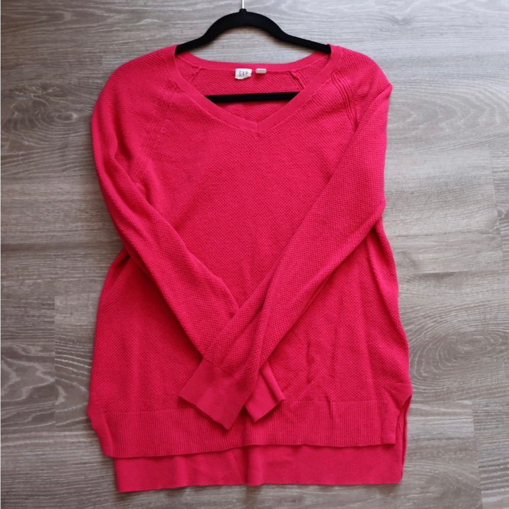Hot pink Gap sweater